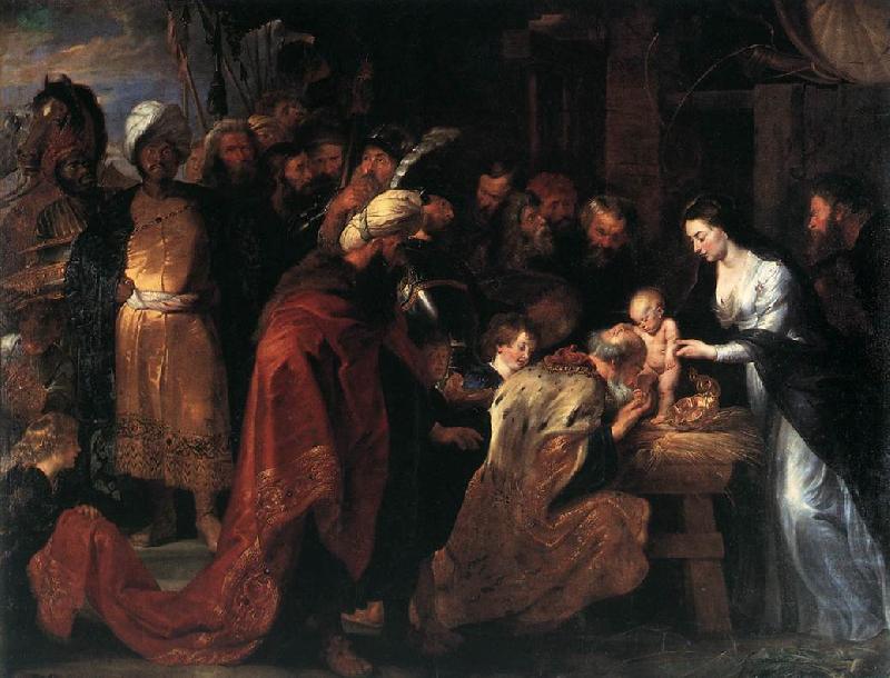 RUBENS, Pieter Pauwel Adoration of the Magi oil painting picture